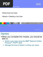 Writing Good Use Cases: Module 4: Detailing A Use Case