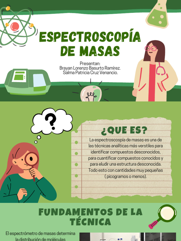 Espectroscopia de Masas: Fundamentos y Aplicaciones | PDF ...