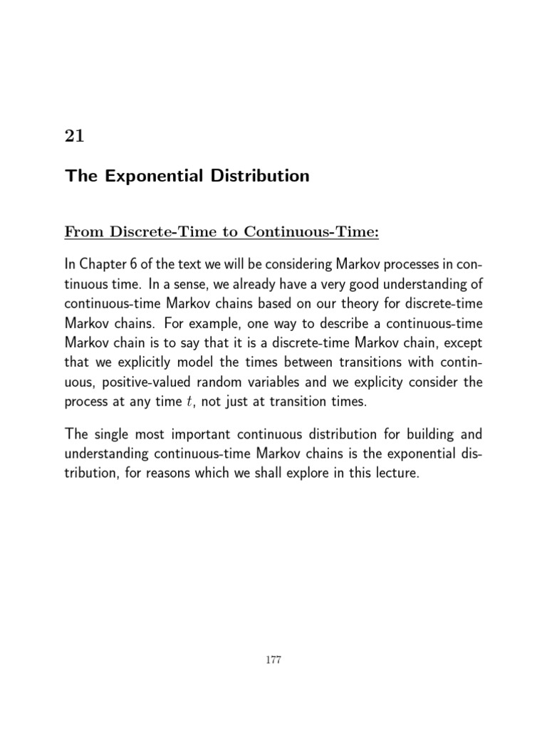 Understanding the Exponential Distribution | PDF | Stochastic Process ...