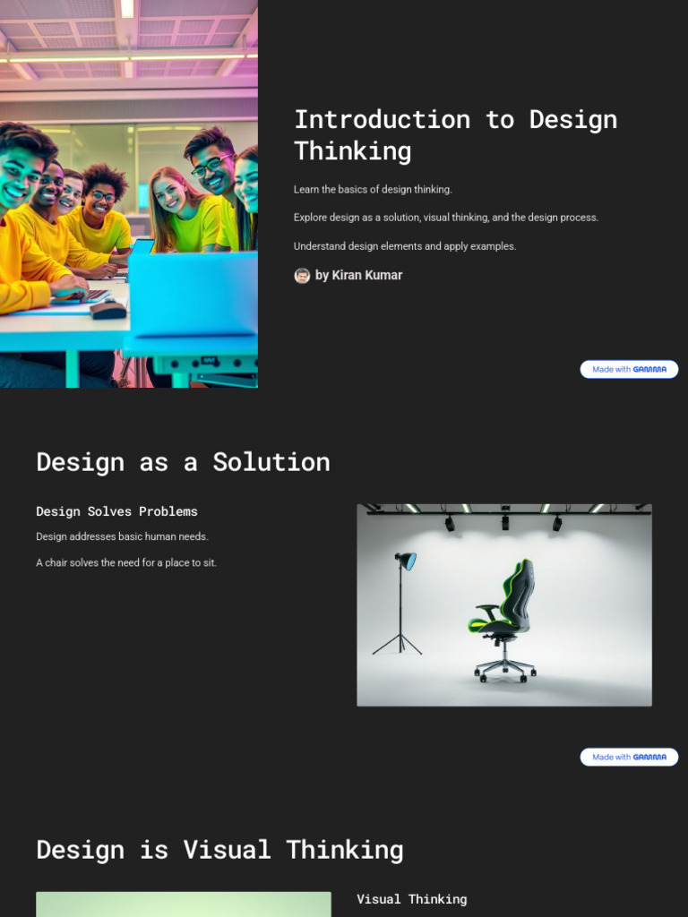 Introduction To Design Thinking | PDF