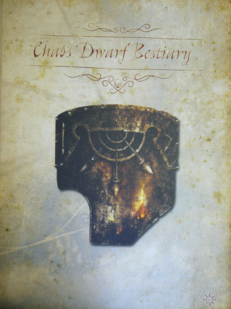 Chaos Dwarfs Warhammer 8th Edition | PDF