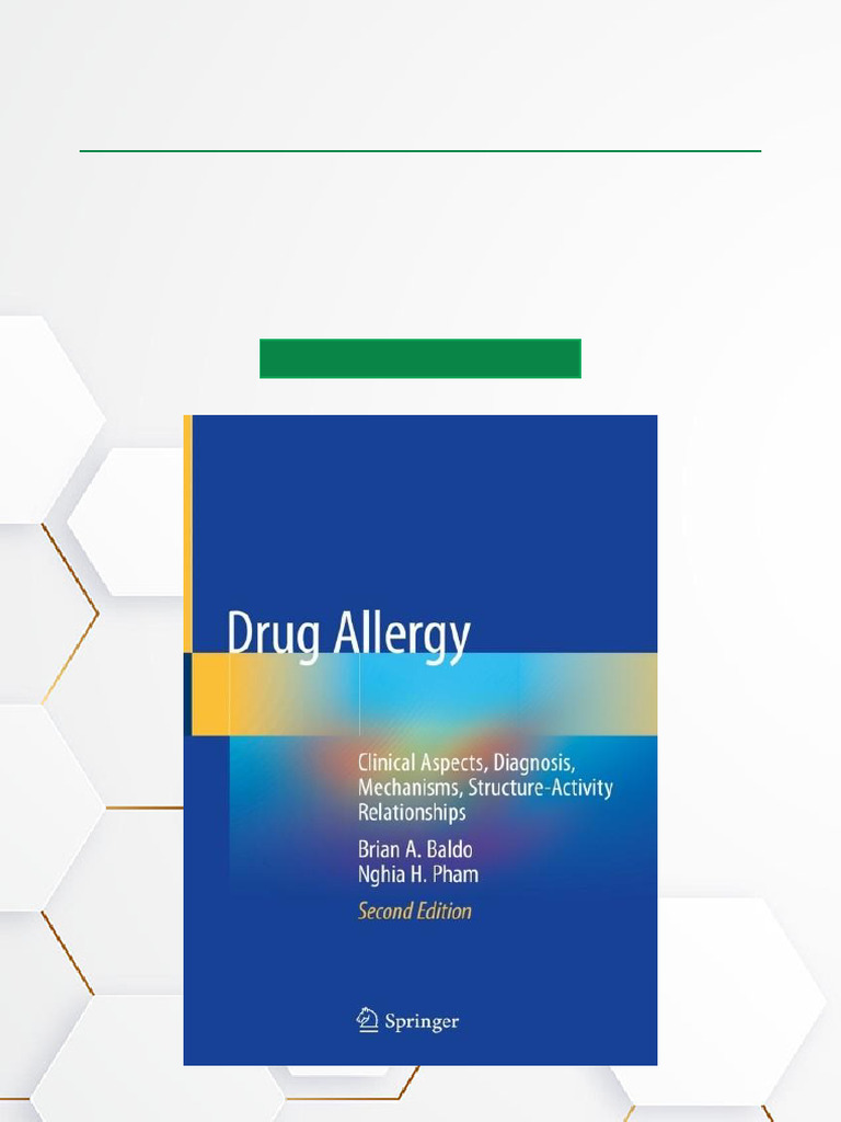 Drug Allergy: Diagnosis & Mechanisms | PDF | Inflammation | Allergy
