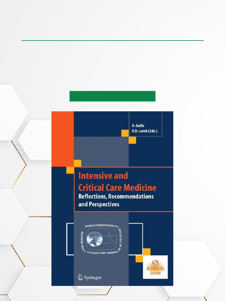 Critical Care Medicine Insights & Perspectives | PDF | Intensive Care ...
