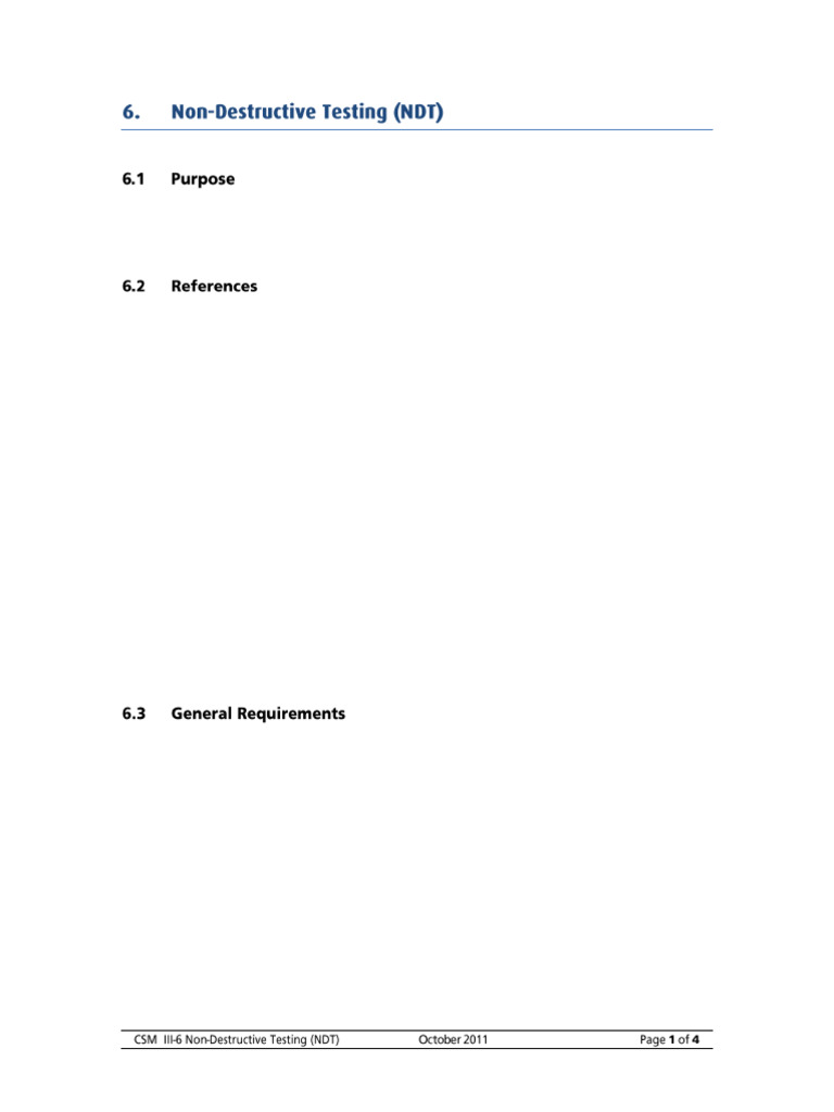 Part Iii 06 Non Destructive Testing Pdf Radiation Protection