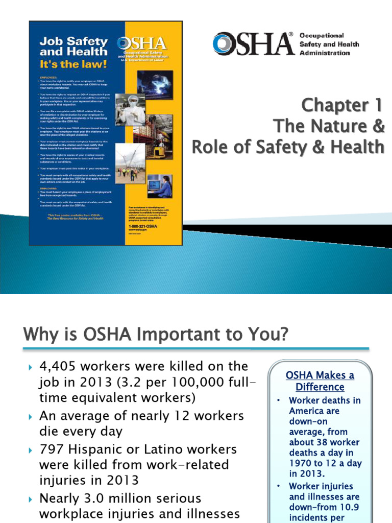 Osha-Chap 1 | PDF | Occupational Safety And Health Administration ...