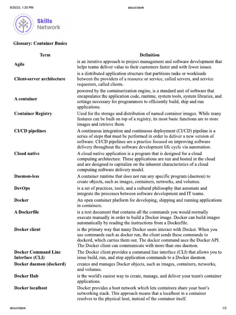 Docker CH | PDF