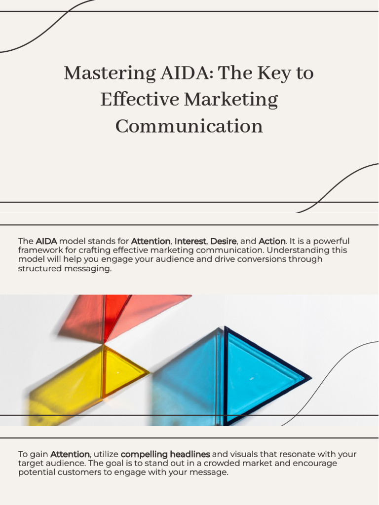 Master AIDA for Marketing Success | PDF