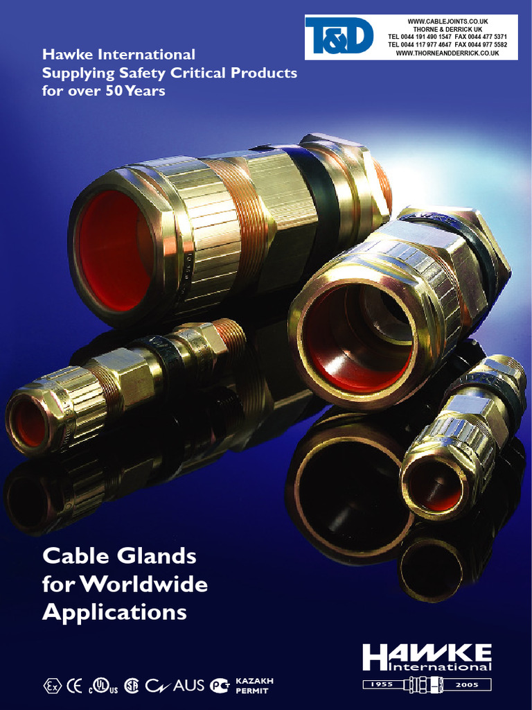 Hazardous Area Cable Glands Overview | PDF