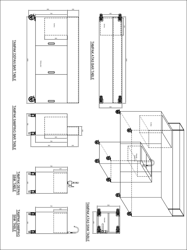 Meja Coffee Bar Design Specifications | PDF