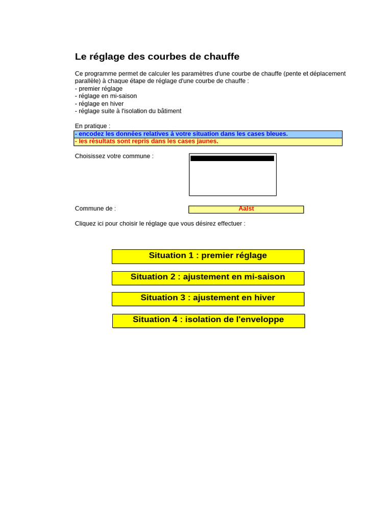 Calcul des courbes de chauffe PDF Température Propriétés — free download