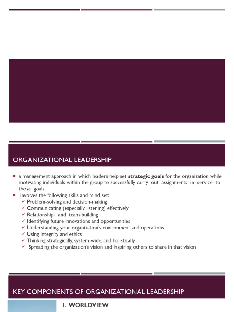 Teacher as Organizational Leader Guide | PDF | Leadership ...