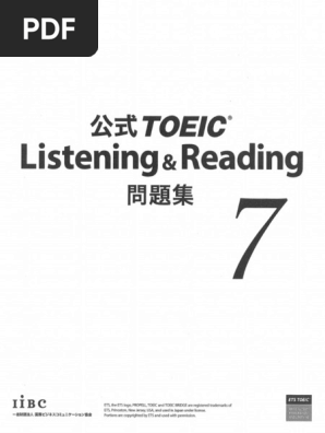公式TOEIC Listening & Reading 問題集7 | PDF