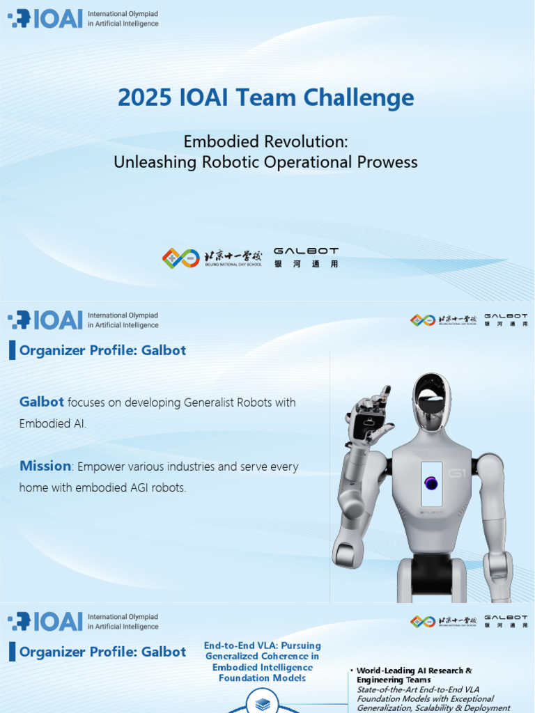 2025 IOAI Team Challenge Overview | PDF | Simulation | Robotics