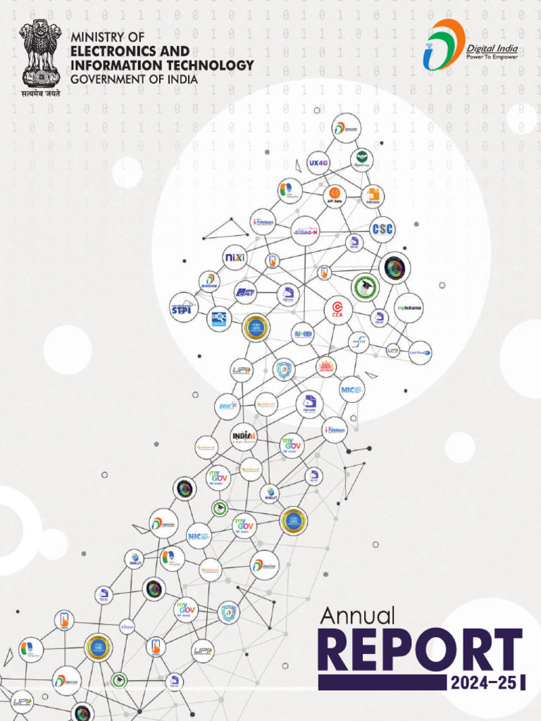 MeitY Annual Report 2024-2025 | PDF | Governance | Internet