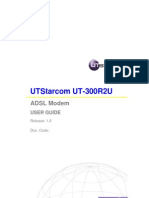 Utstarcom Ut-300R2U: Adsl Modem