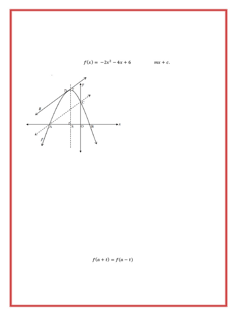 Grade 12 Functions Test Questions | PDF | Asymptote | Mathematical Physics