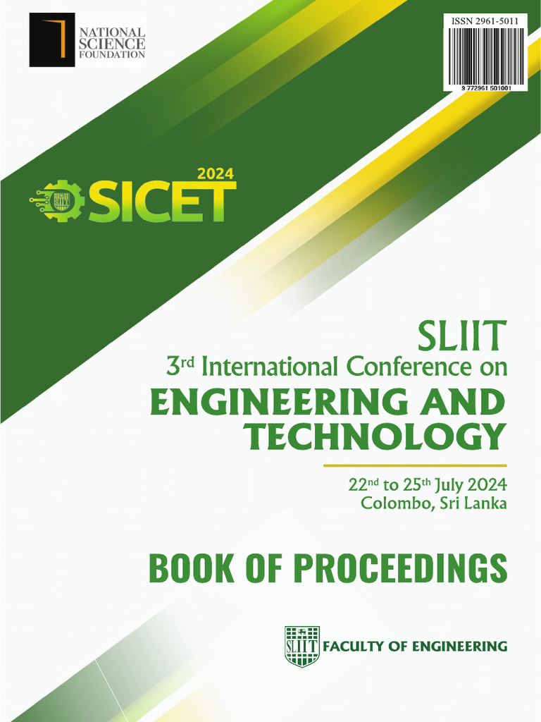 SICET 2024 Conference Proceedings | PDF | Sugarcane | Sugar