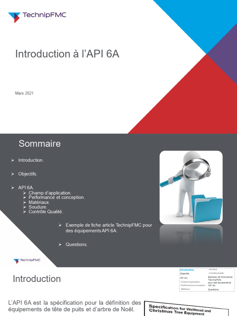 Introduction à l'API 6A et ses exigences | PDF
