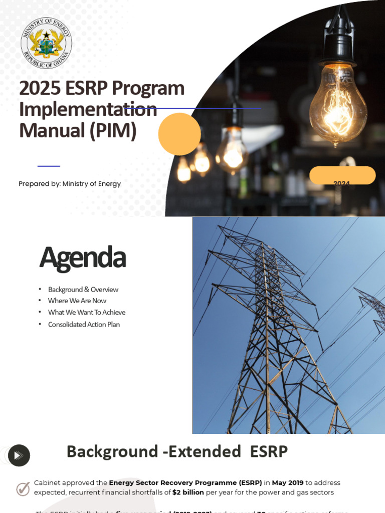 2025 ESRP Program Implementation Guide | PDF | World Bank ...