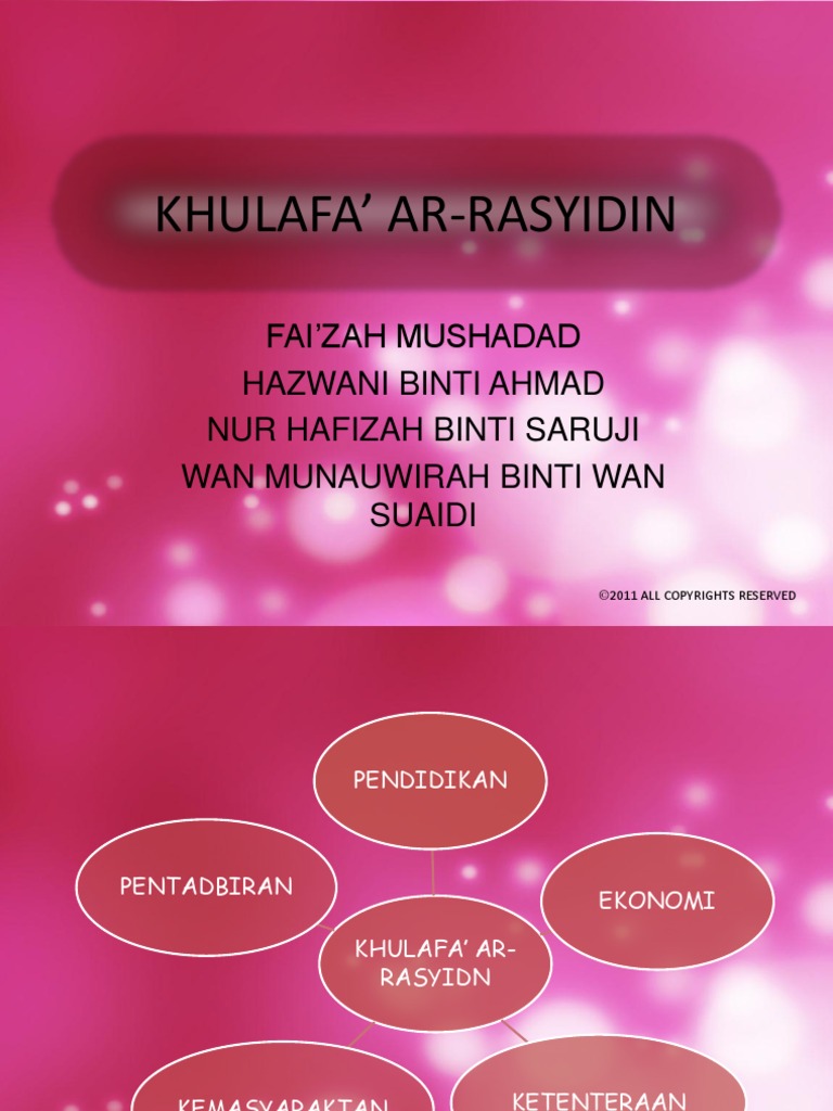 Khulafa' Ar-Rasyidin | PDF