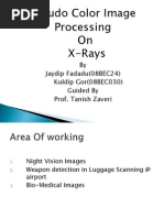 Download Presentation on Pseudo Color Image Processing on X-ray images Medical images NV images by Kuldip Gor SN86548298 doc pdf