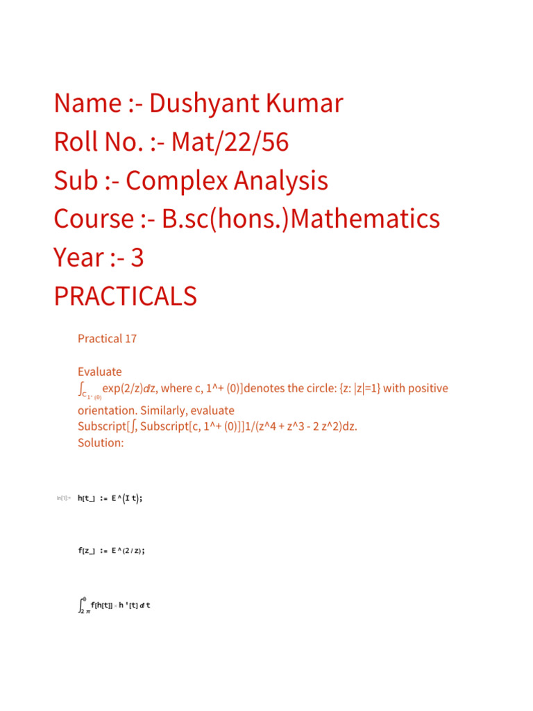 (MAT:22:56) Complex Analysis | PDF | Ellipse | Geometry