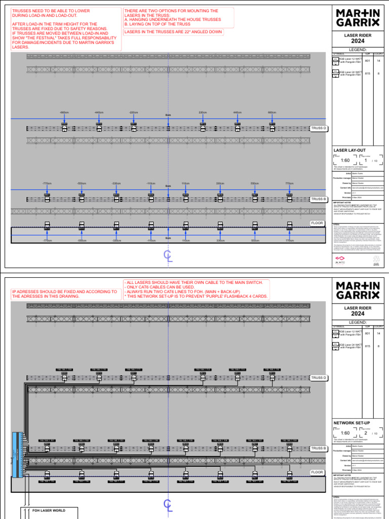 Martin Garrix Laser Setup Guide | PDF | Rgb Color Model