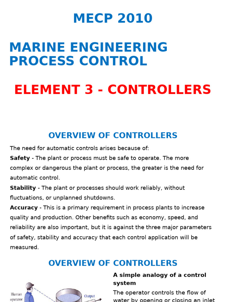 Overview of Marine Control Systems | PDF | Thermostat | Control Theory