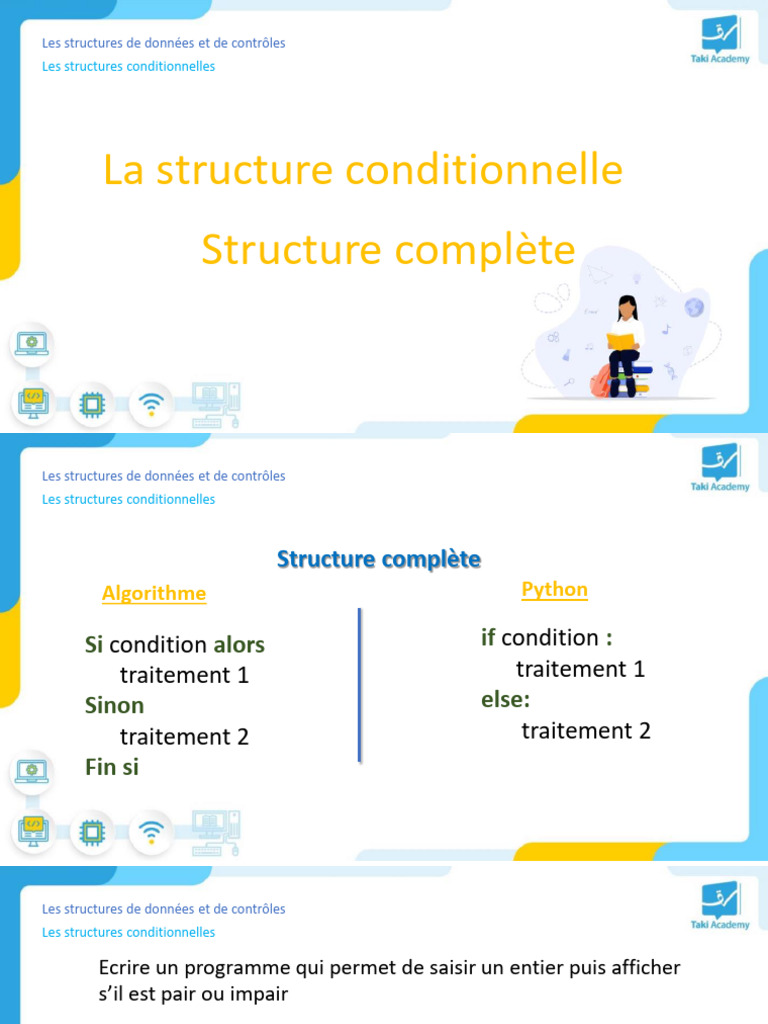 Structures conditionnelles en Python | PDF