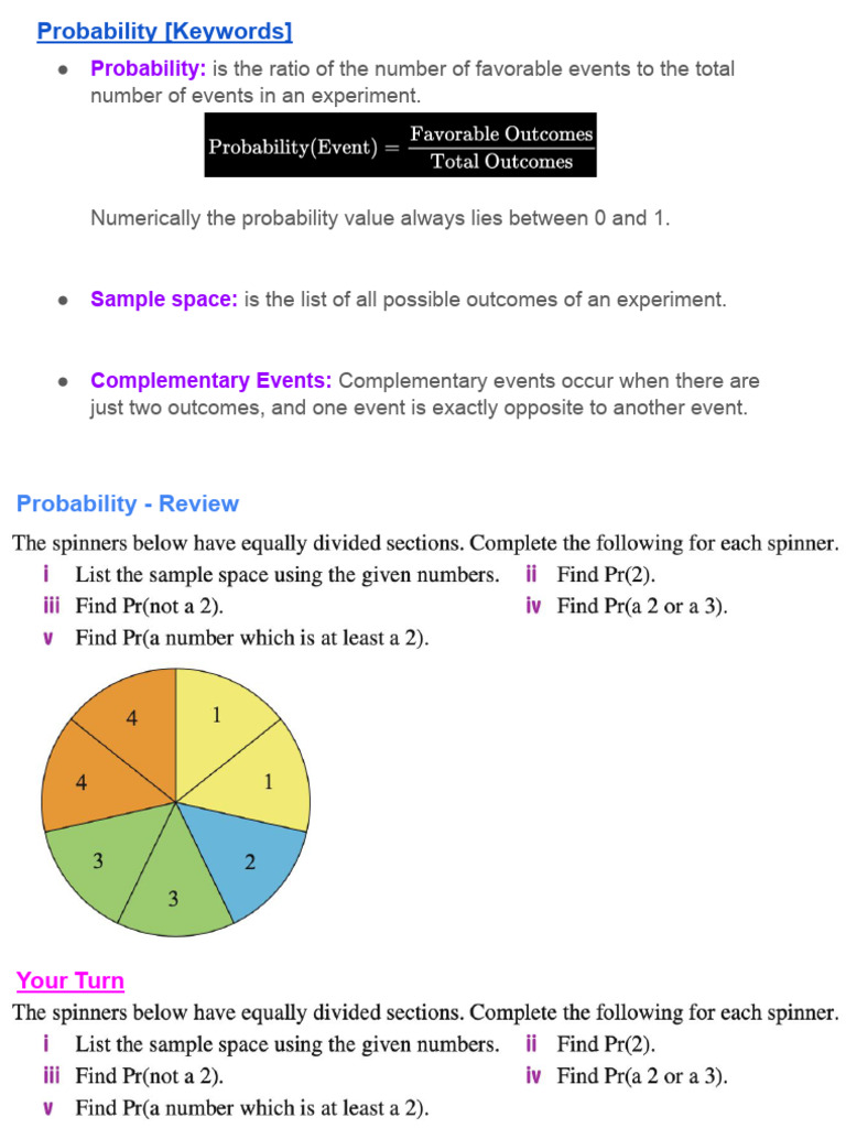 Probability (Review) | PDF