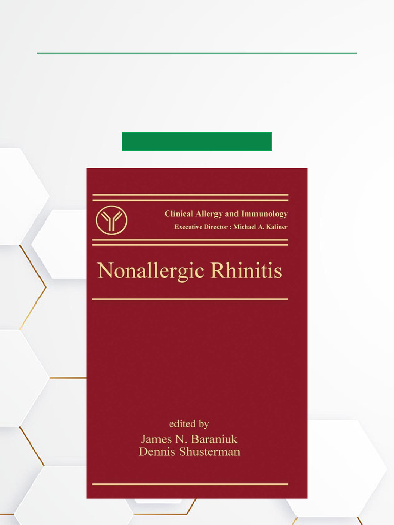 View Nonallergic Rhinitis 1st Edition Secure Download | PDF | Allergy ...