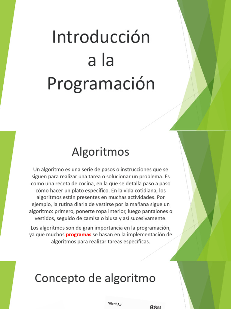 Introducción a Algoritmos y Programación | PDF | Lenguaje de ...