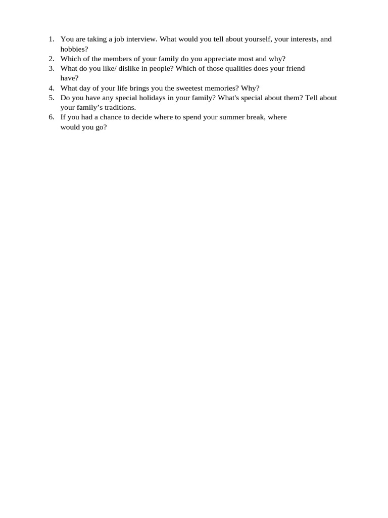 Speaking 10 | PDF