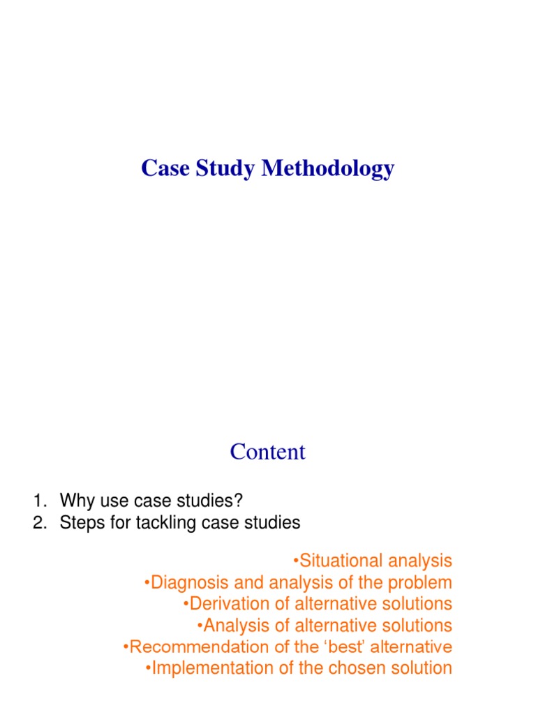 Case Study Method PDF