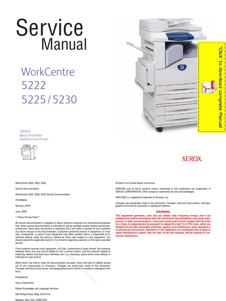 Инструкция xerox workcentre m15