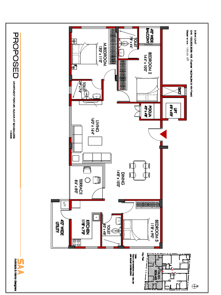 Typical 3BHK Unit | PDF