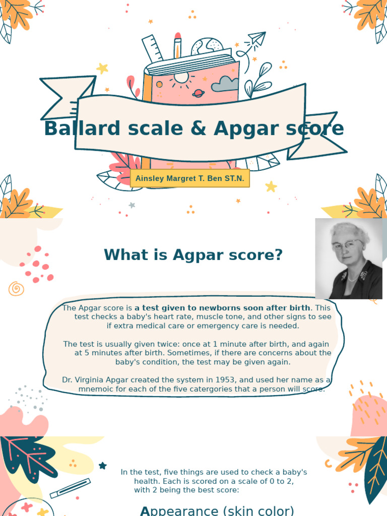 Ben Lecture For APGAR and Ballard 1 | PDF | Anatomical Terms Of Motion ...