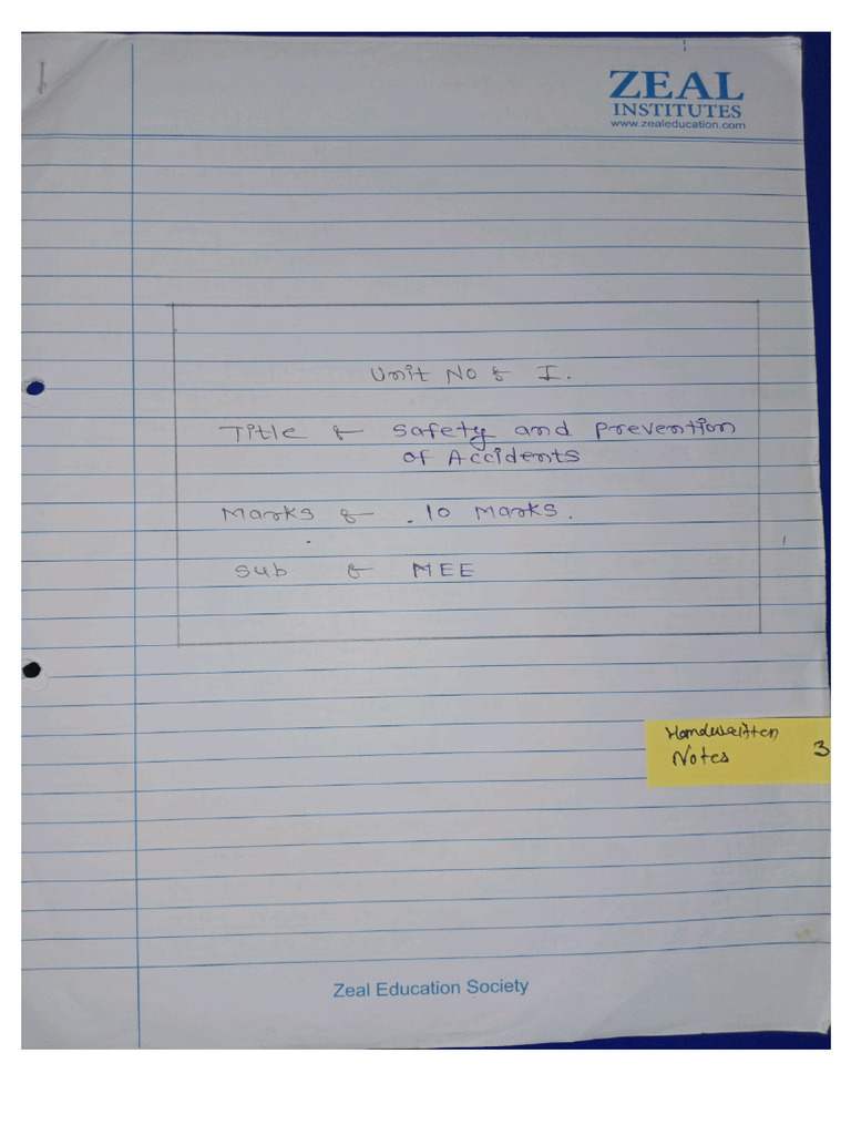 Unit 1 Mee Notes | PDF