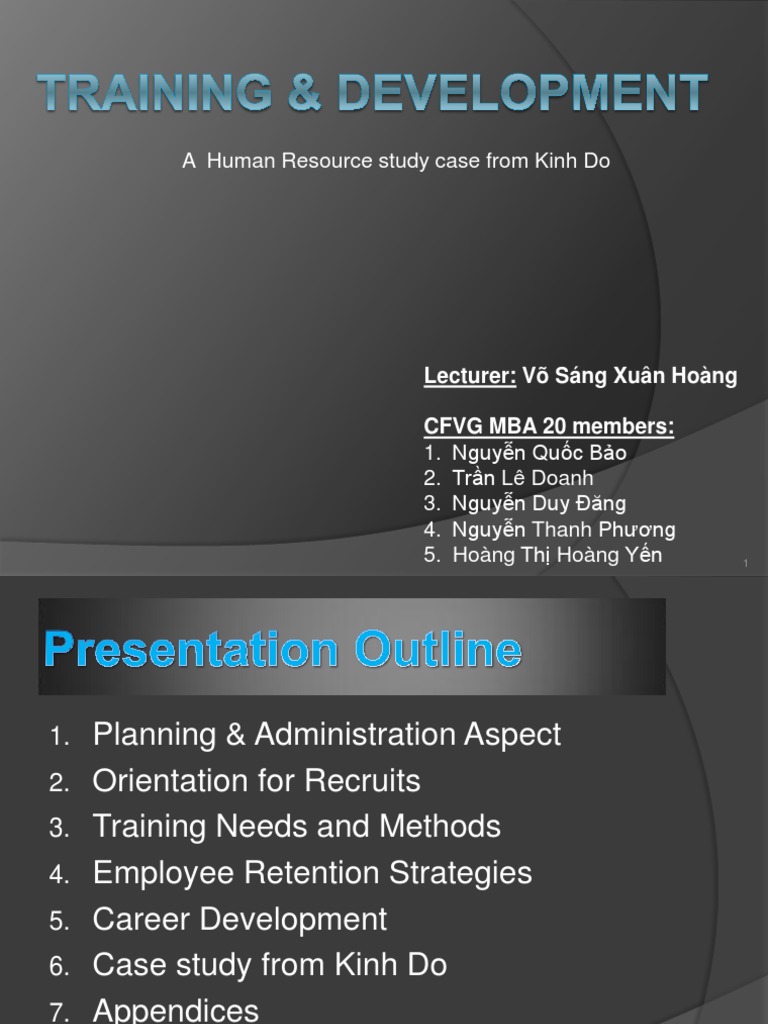 Kinh Do HR Case Study Analysis | PDF | Human Resource Management ...