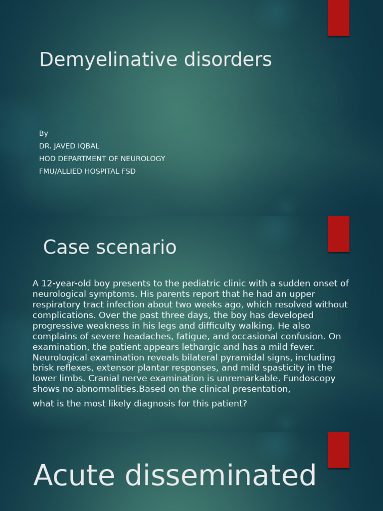 Understanding ADEM and NMOSD Disorders | PDF | Multiple Sclerosis ...
