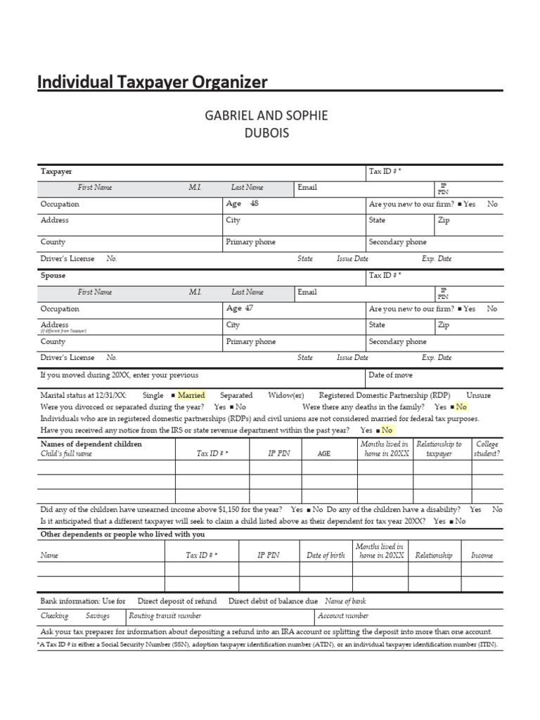 Individual Taxpayer ID Information | PDF | Tax Refund | Taxpayer