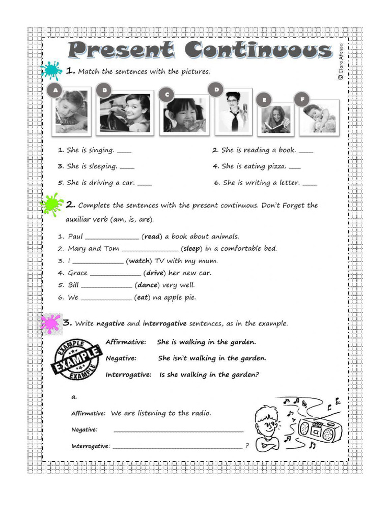 Present Continuous | PDF
