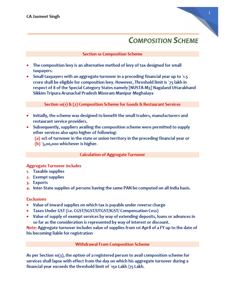 GST Marathon Notes (Part 02) | PDF | Value Added Tax | Reserve Bank Of ...