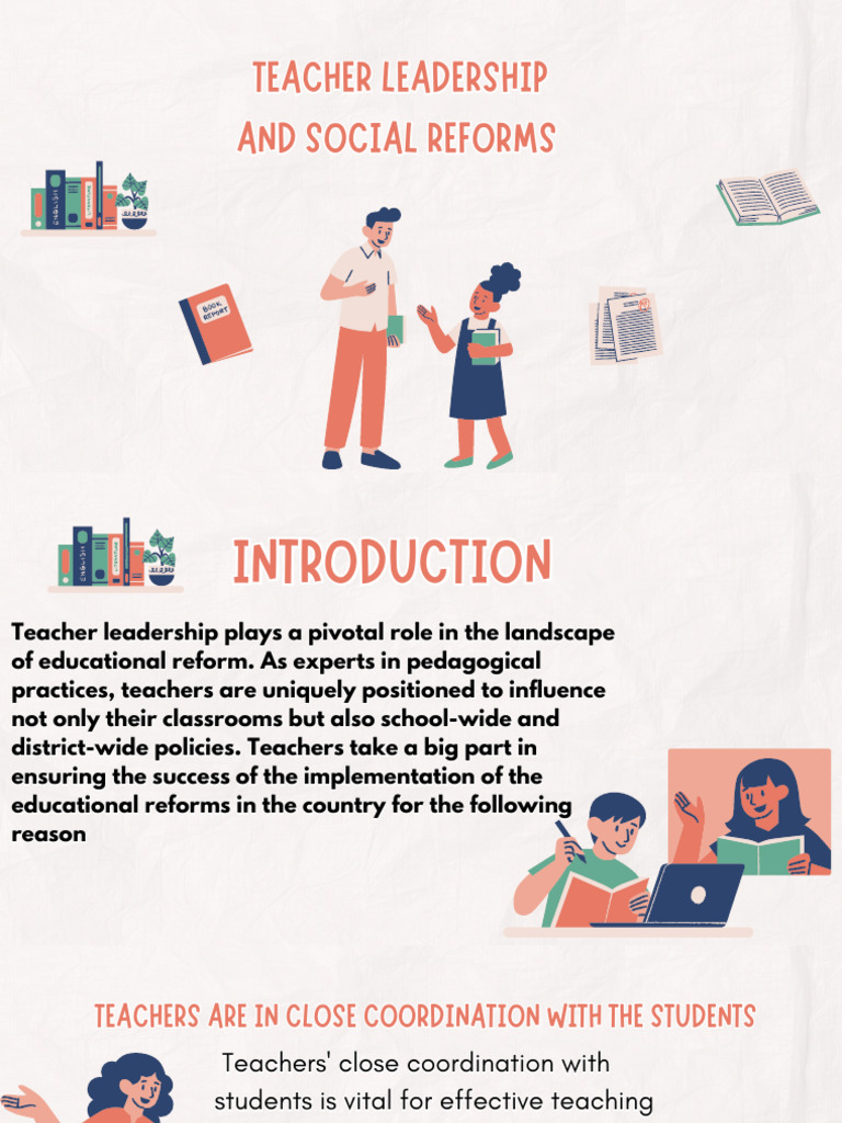 Teacher Leadership in Educational Reform | PDF | Teachers | Leadership