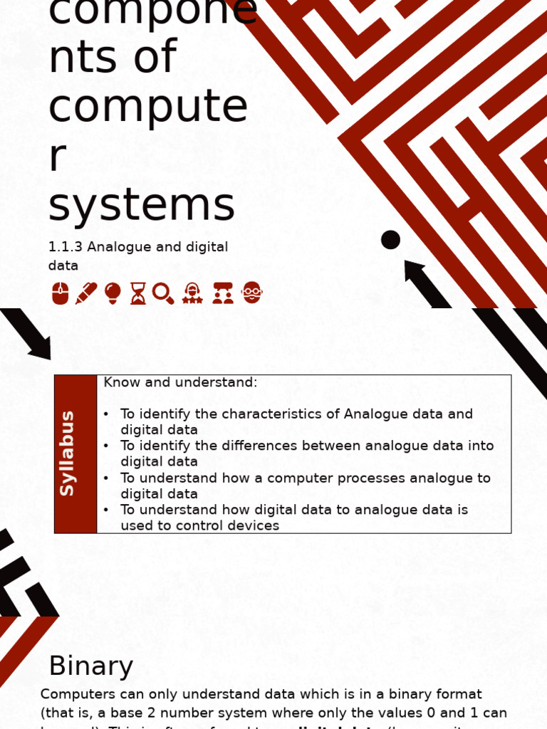 1.1.3 Analogue and Digital Data | PDF | Digital To Analog Converter ...