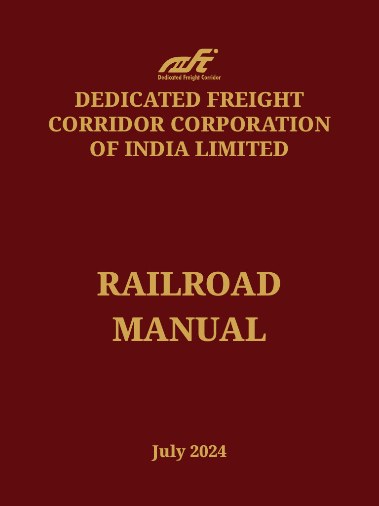 DFC Railroad Manual: Track Maintenance Guide | PDF | Train | Rail Transport