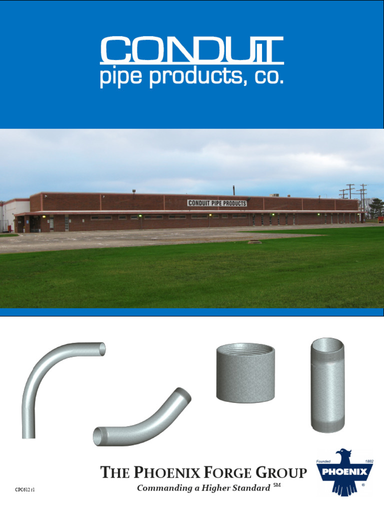 Conduit Pipe Product Catalog | PDF | Pipe (Fluid Conveyance) | Metals