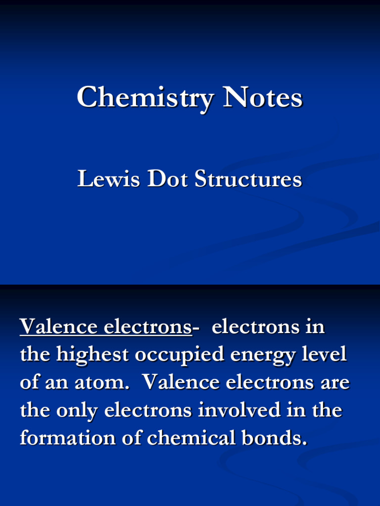 Lewis Dot Structures and Ionic Bonding | PDF