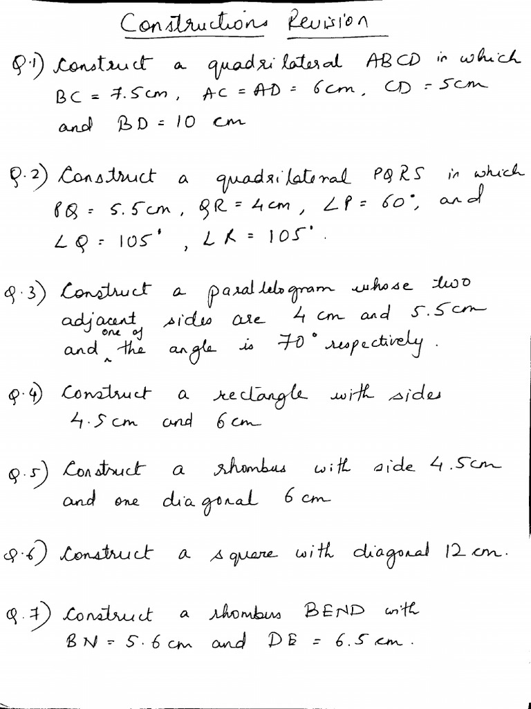 Construction Revision | PDF