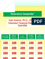 Insurance Jeopardy